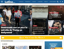 Tablet Screenshot of latino-news.com